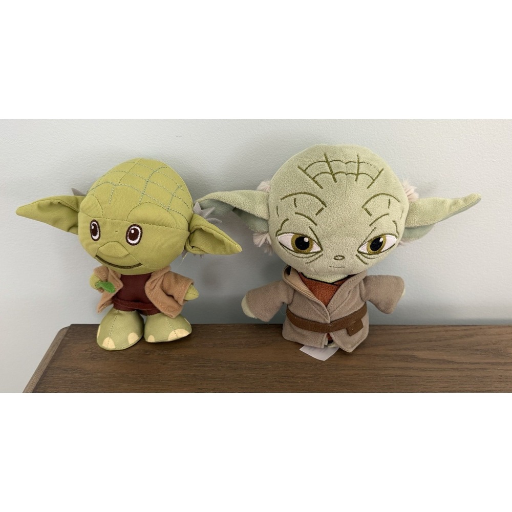 Star‎ Wars Yoda Plush Lot 2 Seven20 Heroez Yoda & Lucasfilm Plush Toy Set